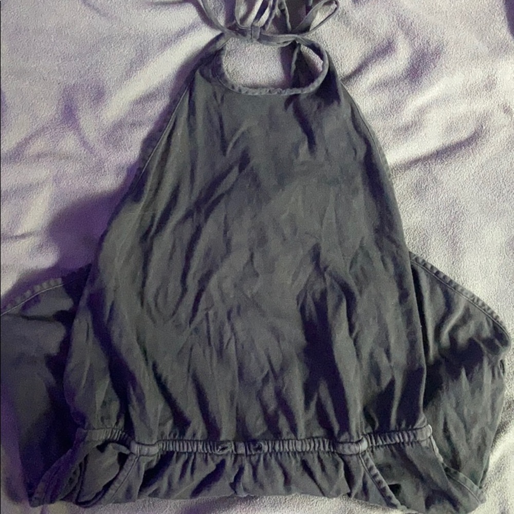 Black Halter Neck Romper